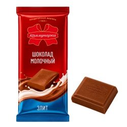 Шоколад молочный «Коммунарка Элит» флоупак
