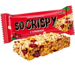 «So crispy mini» ассорти вкусов (с клубникой, клюквой, кокосом)
