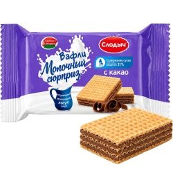 Вафли «Молочный сюрприз» с какао