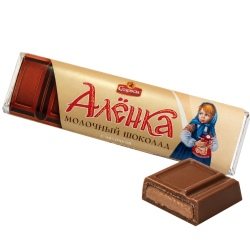 Шоколад молочный с начинкой «Алёнка»
