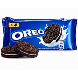 Печенье «Oreo», с какао и кремовой начинкой ванильного вкуса