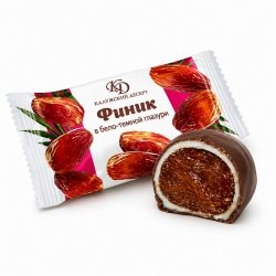 «Финик» в бело-темной глазури (ТМ Калужский десерт)