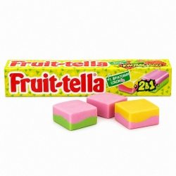 Конфета жевательная «Fruittella Кислый Микс 2в1»