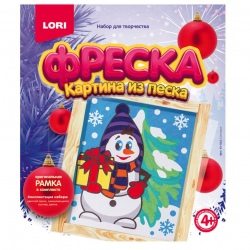 LORI. Кп-026 Фреска "Снеговик" /7 (Новый год)