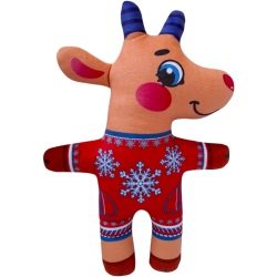 Игрушка «Козлик в красном комбинезоне» (32.99.2) (под заказ)