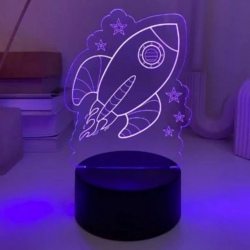 3D-светильник Ракета