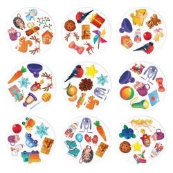 Настольная игра «Новый год: Дуббль. Снежный», новогодняя, 55 карт, 5+