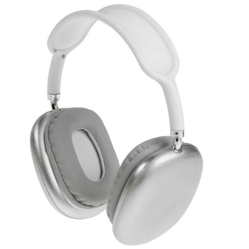 Наушники беспроводные, накладные, P9, Bluetooth 5.0, с микрофоном, Jack 3.5 мм 150 мАч, серые