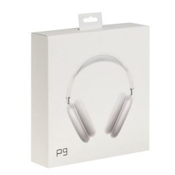 Наушники беспроводные, накладные, P9, Bluetooth 5.0, с микрофоном, Jack 3.5 мм 150 мАч, серые