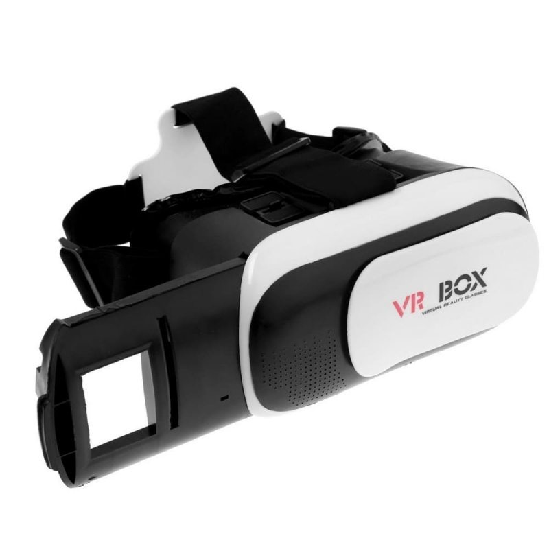 3D Очки виртуальной реальности Luazon VR-2, смартфоны до 6.5" (75×160 мм), чёрно-белые