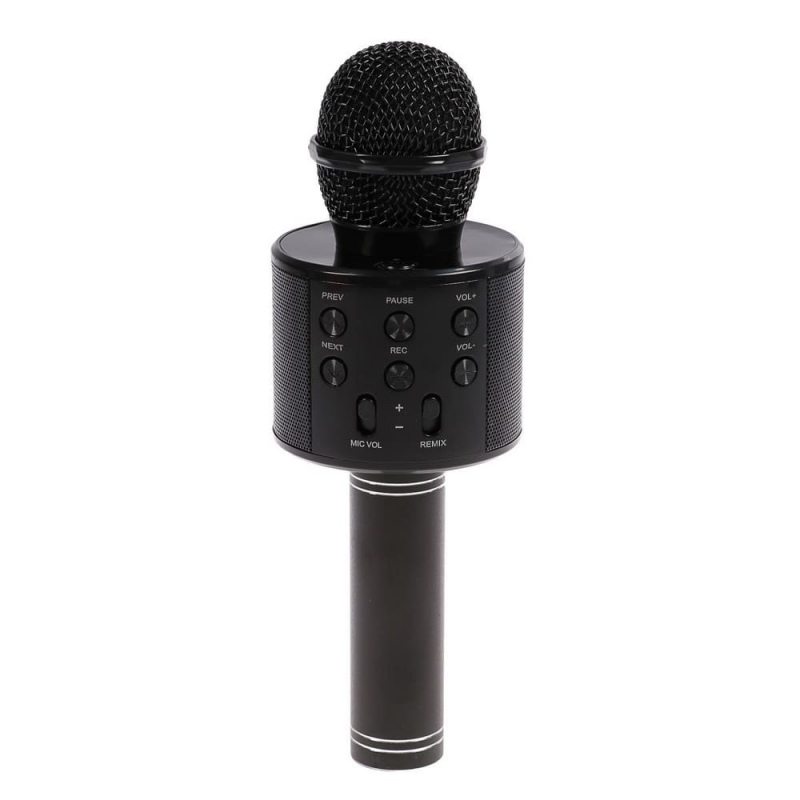 Микрофон для караоке Luazon LZZ-56, WS-858, 1800 мАч, чёрный